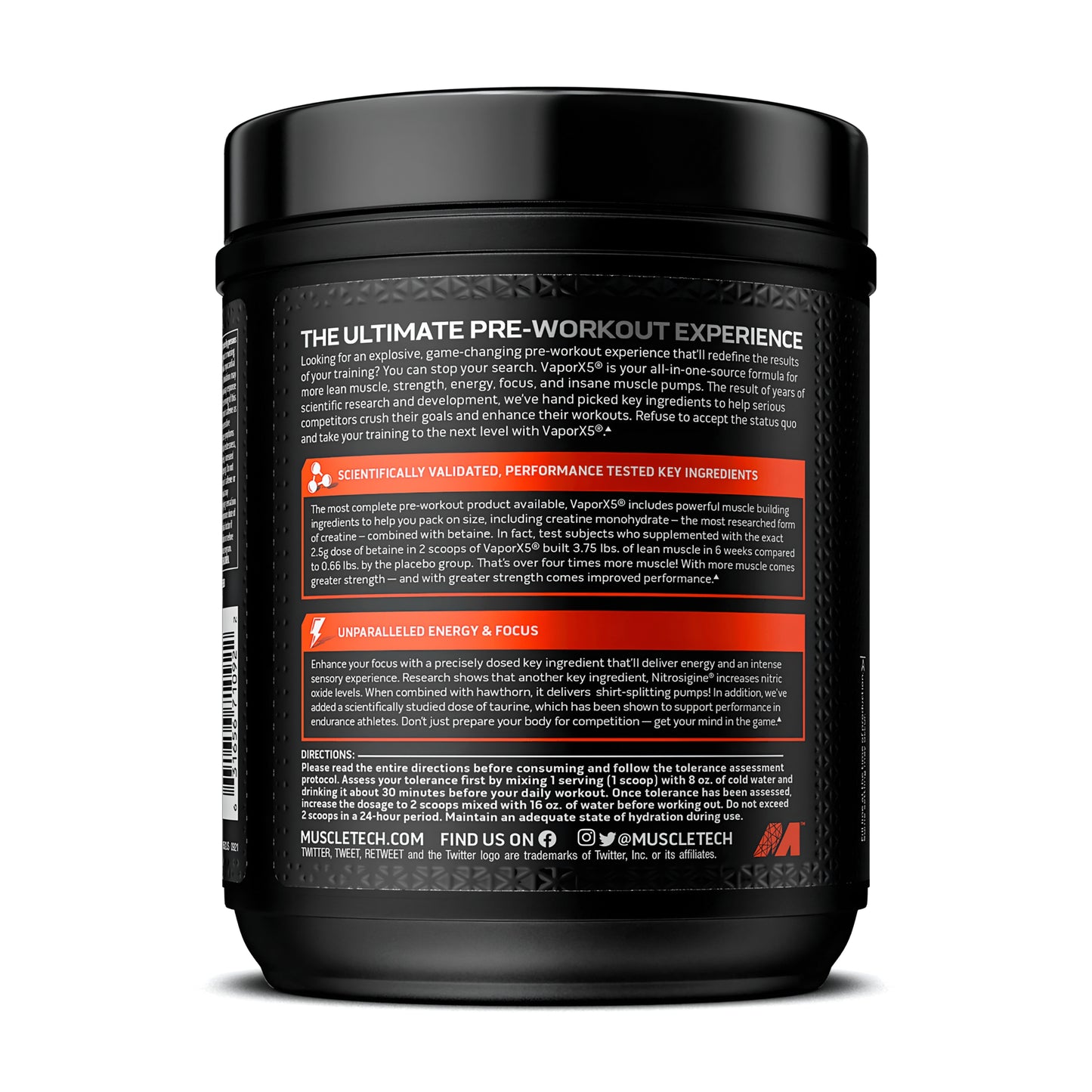 Vapor X5 preworkout Muscletech