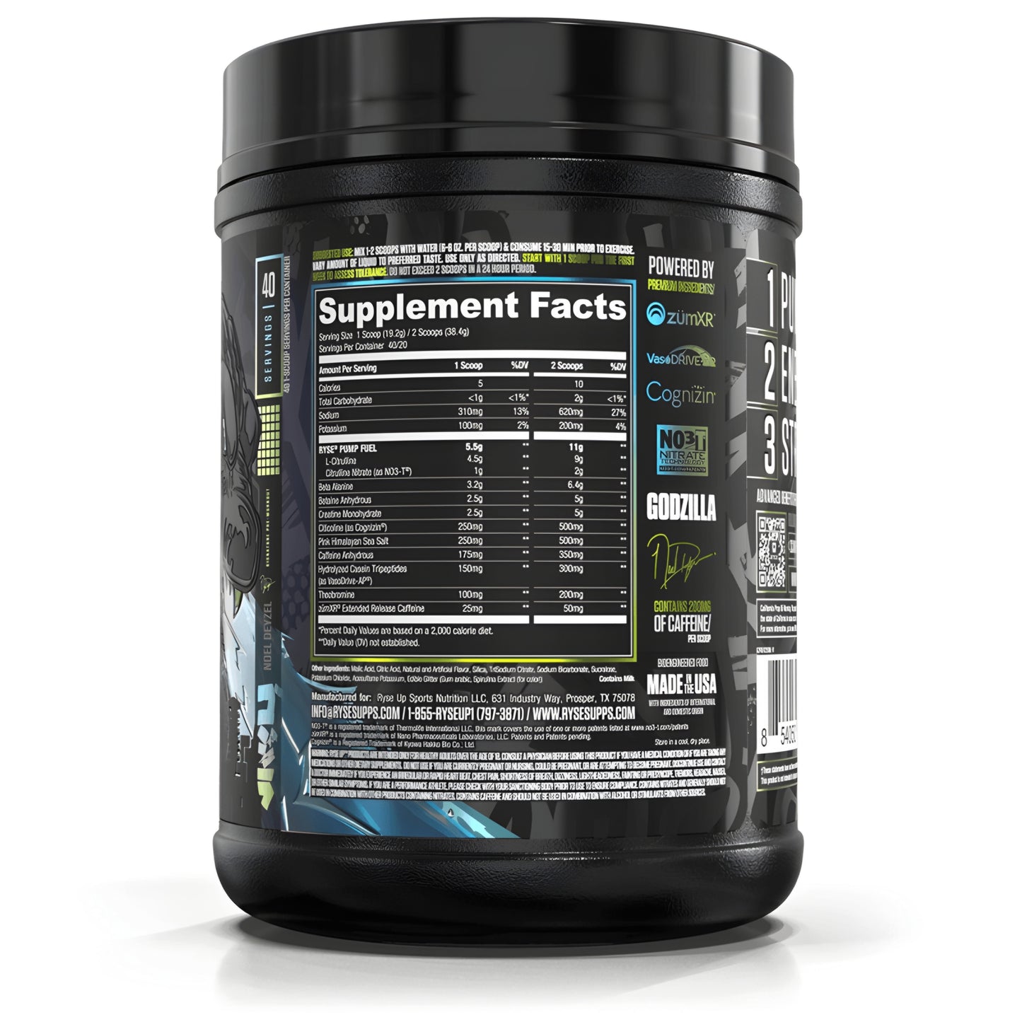 Ryse Godzilla Pre-Workout - 40 Servings