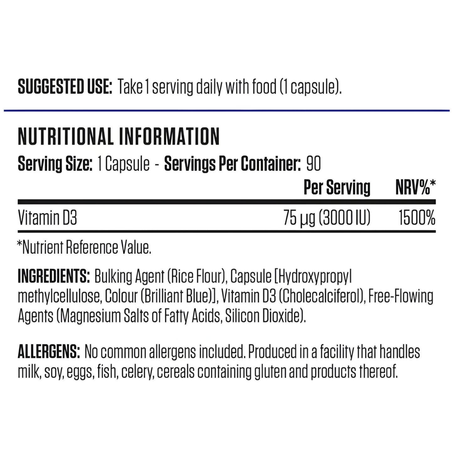 Vitamin D3 Applied Nutrition