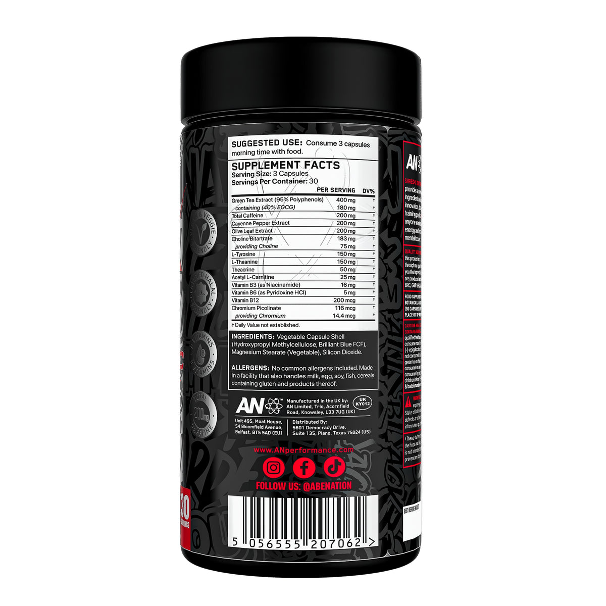 Applied Nutrition Shred X Ultimate Fat Burner Capsules