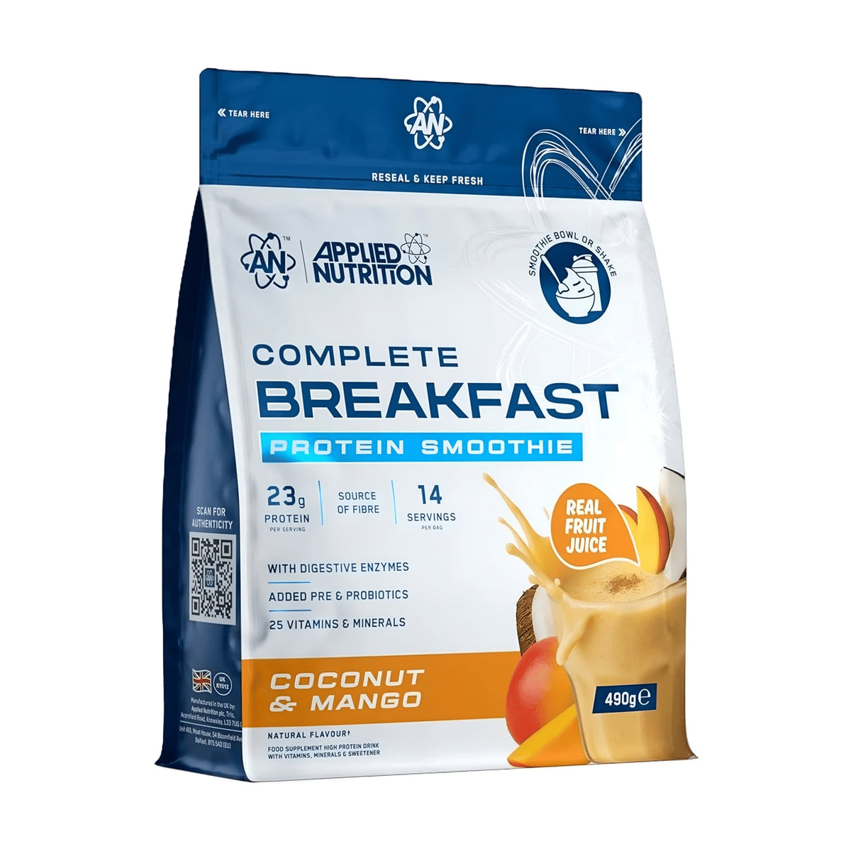 Applied Nutrition Complete Breakfast Smothie Protein | 14 Servings