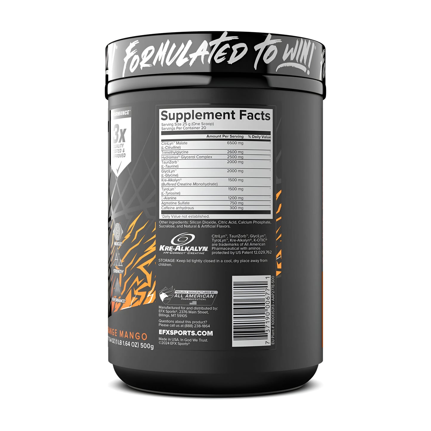 K-OTIC Pre-Workout EFX