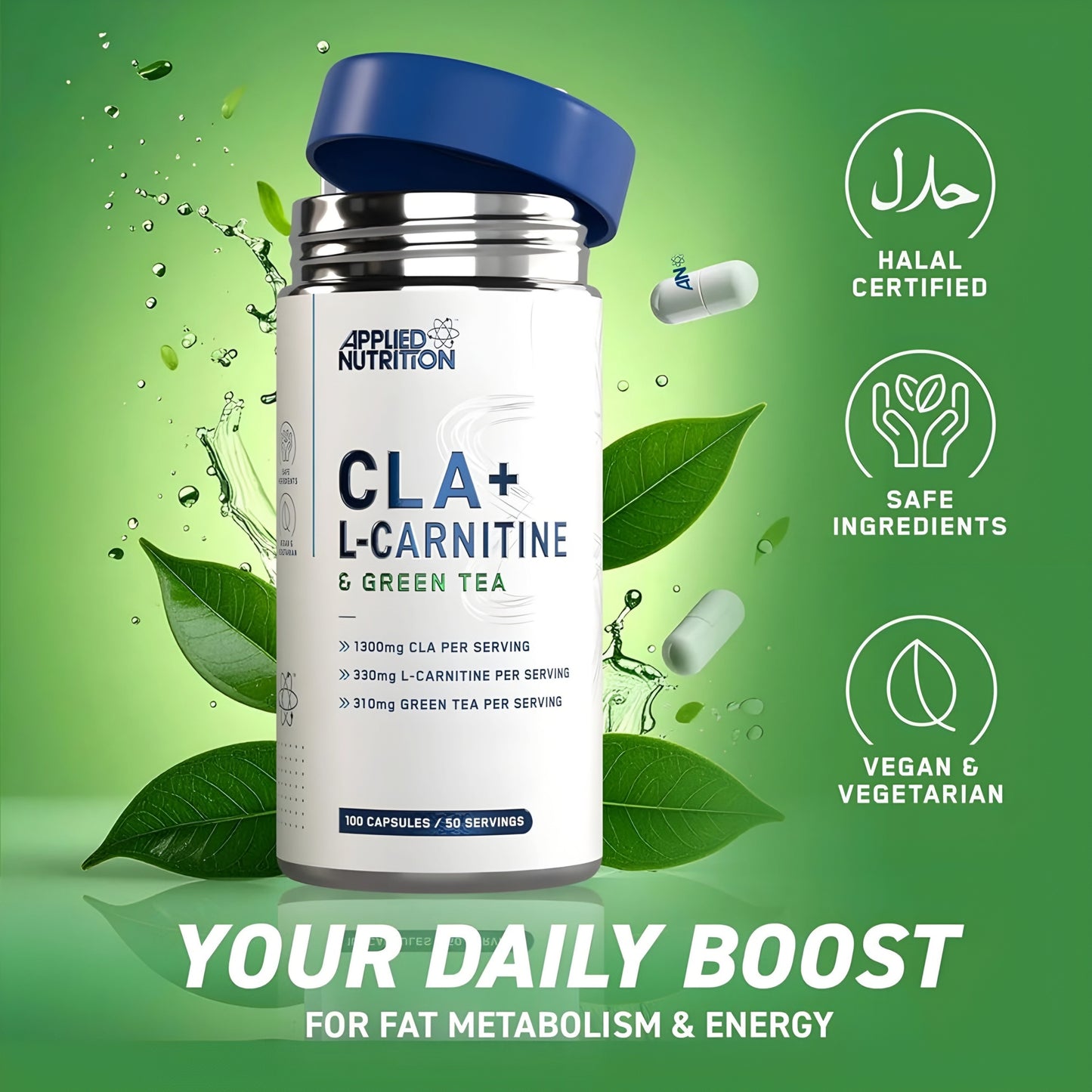 CLA + L-Carnitine & Green Tea Applied Nutrition