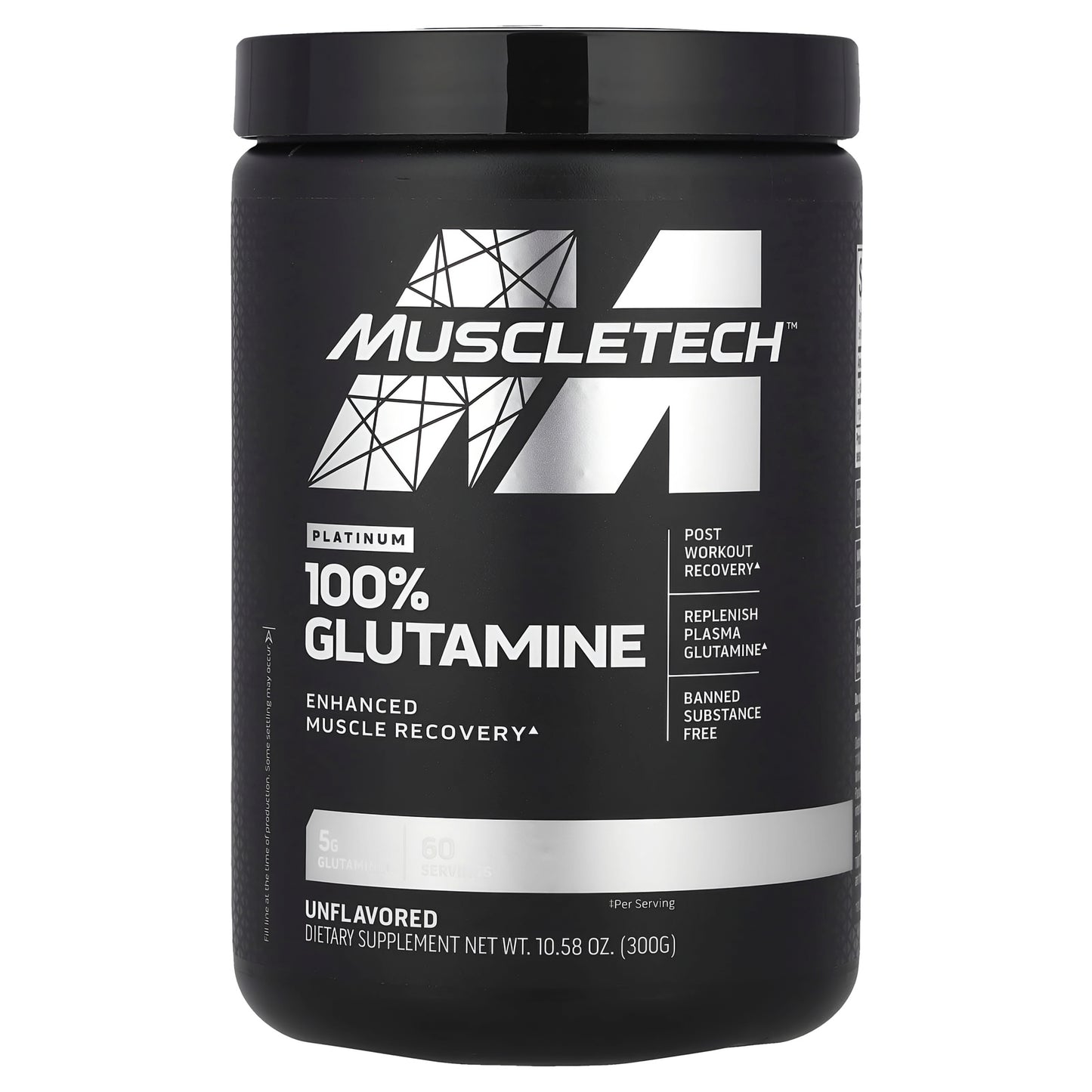 MUSCLETECH PLATINUM 100% GLUTAMINE