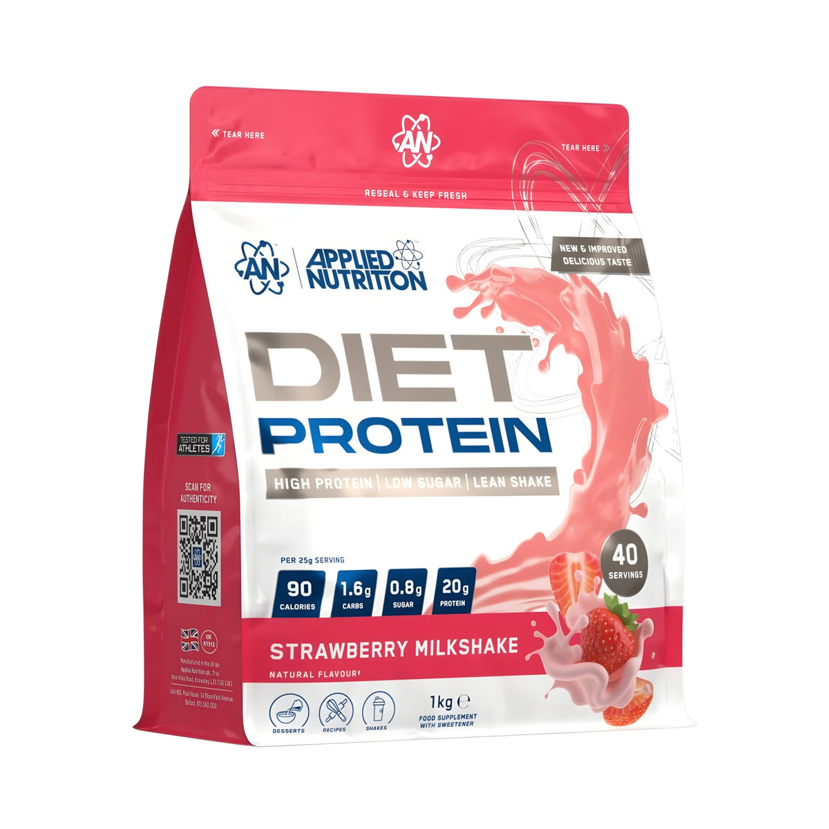 Applied Nutrition Diet Whey Protein 1kg | 40 Servings