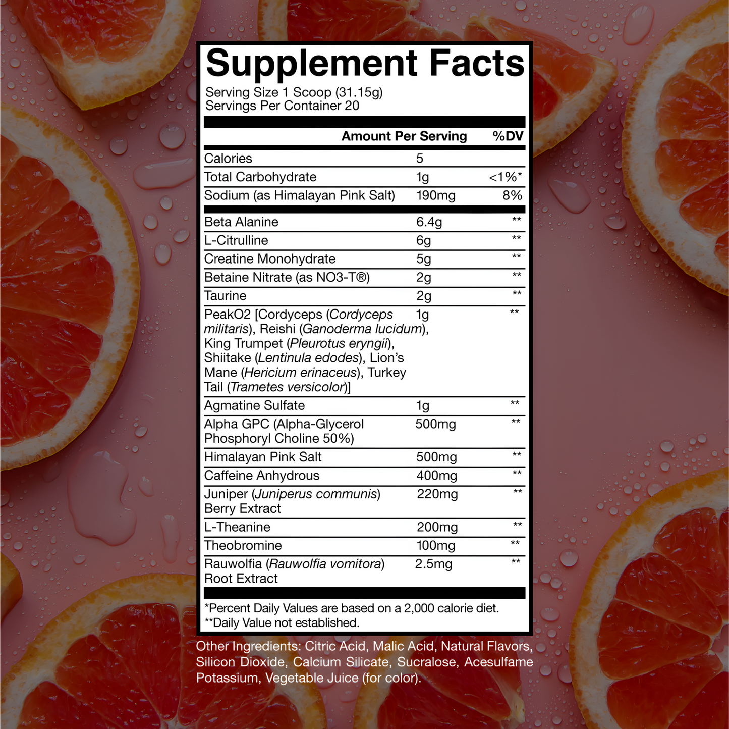 THUPER THAVAGE PRE WORKOUT RAW