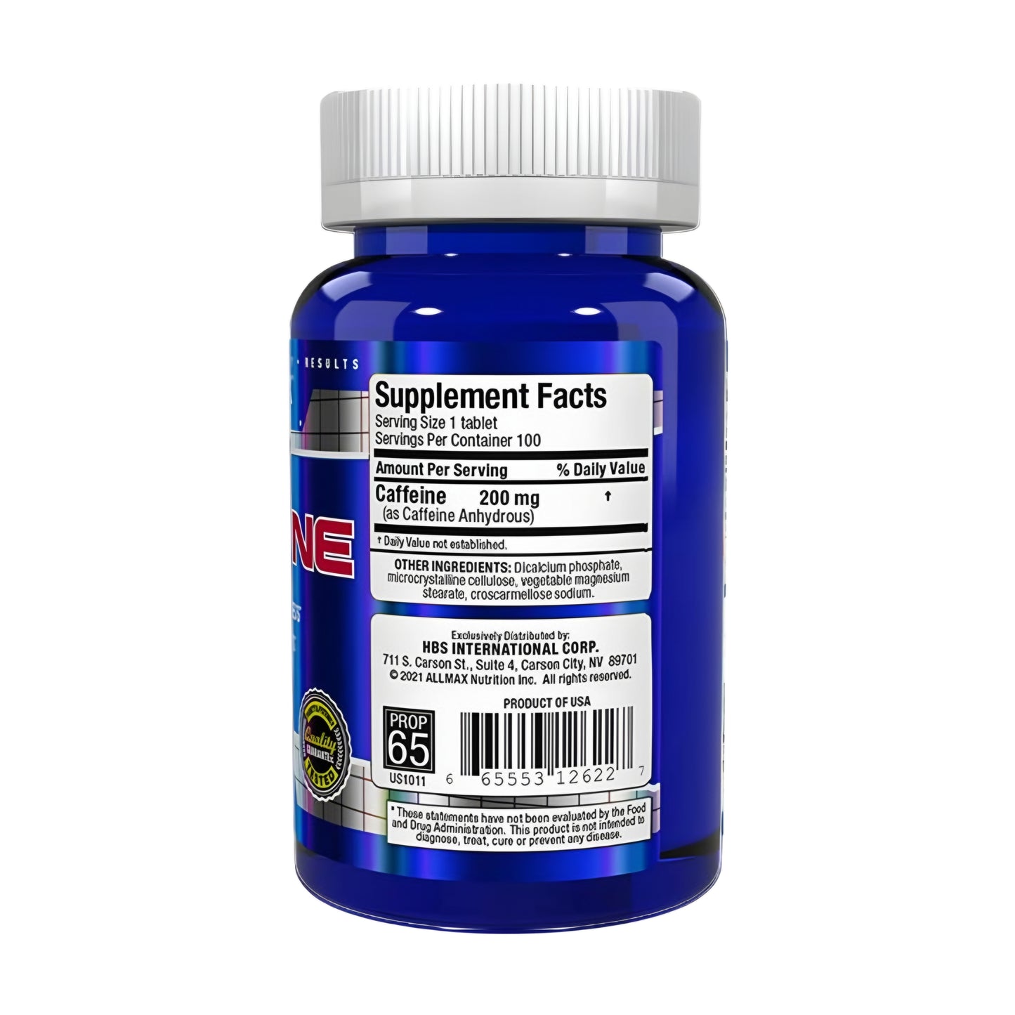 Allmax Caffeine 200mg