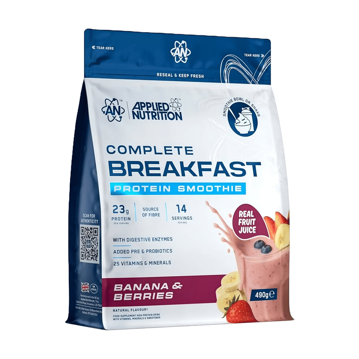 Applied Nutrition Complete Breakfast Smothie Protein | 14 Servings
