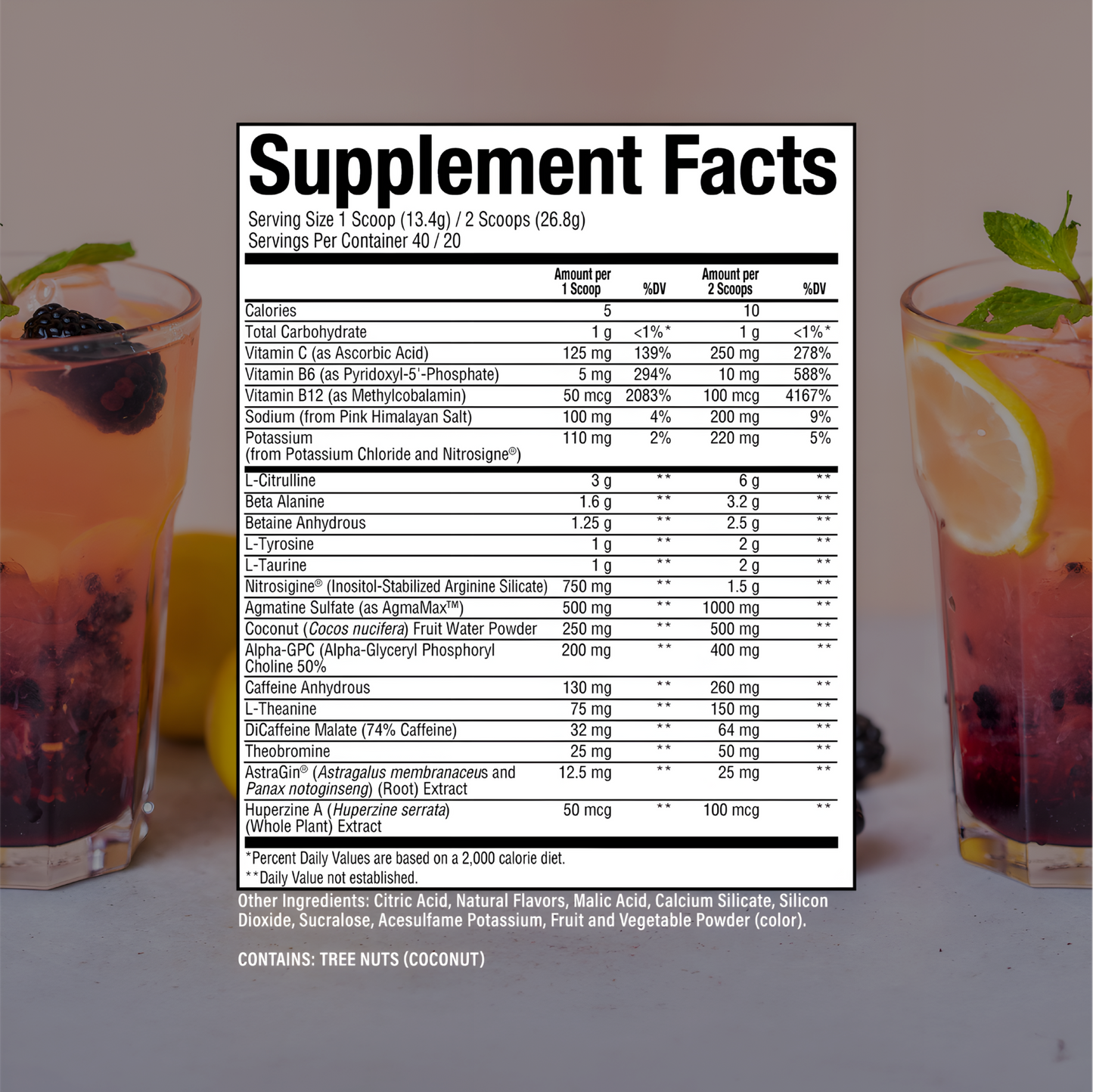 Thavage Pre-Workout 40/20