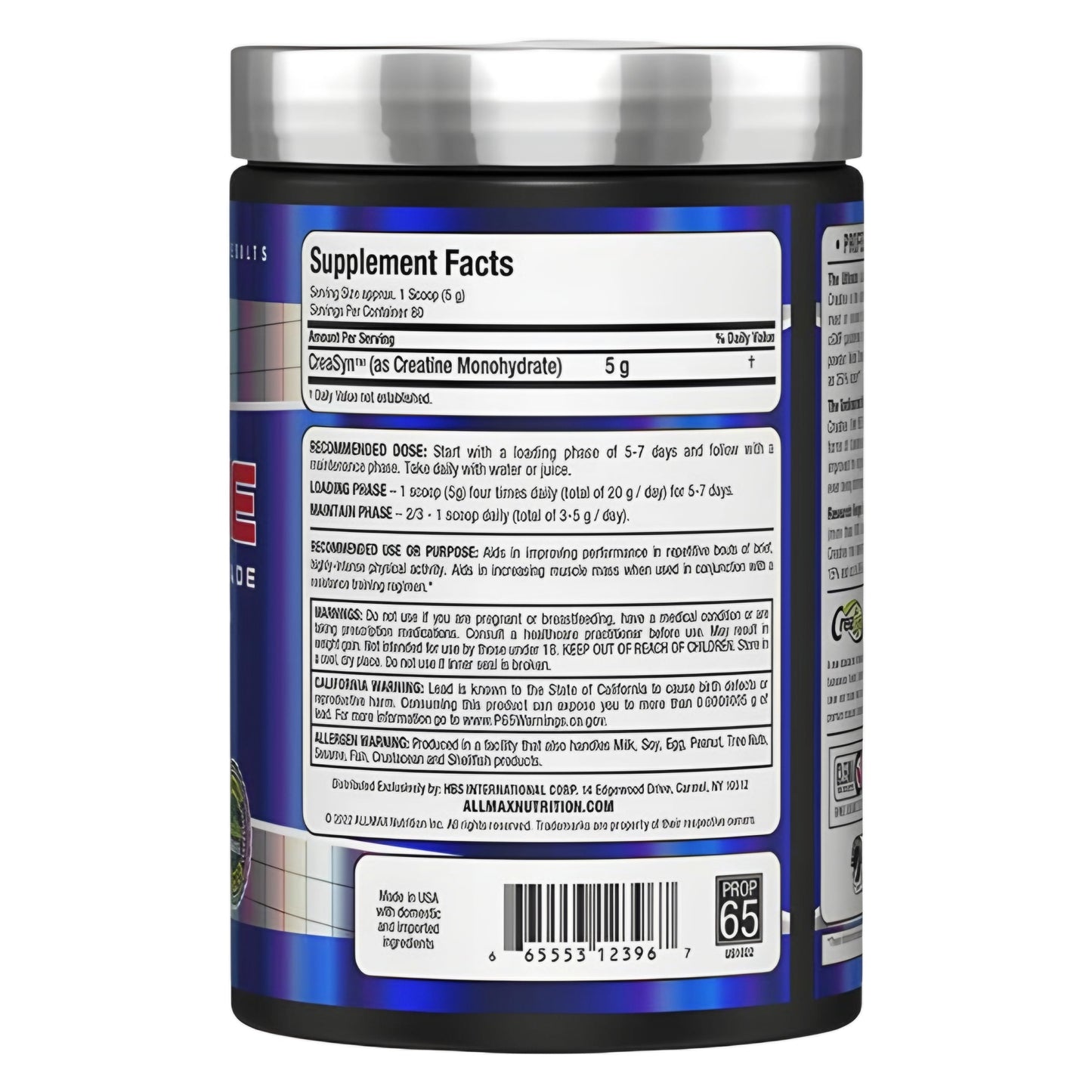 Allmax Creatine Monohydrate 400gm - Unflavored