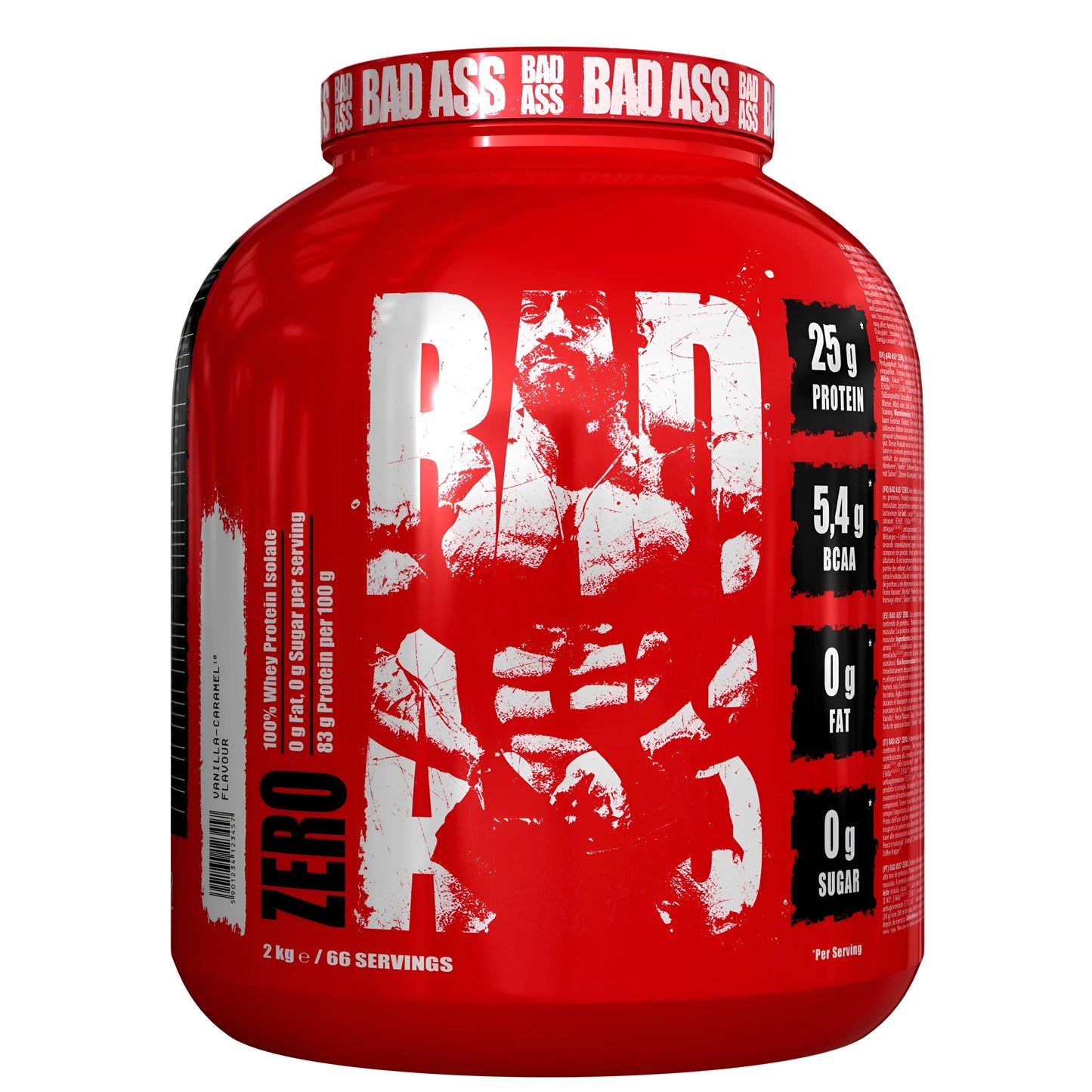 Badass Zero 2kg - 66 Servings - Vanilla