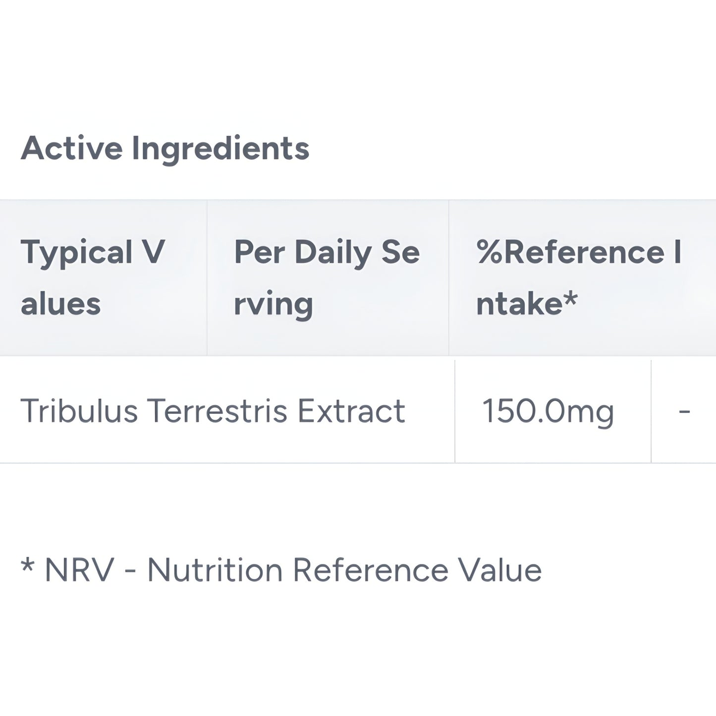 MY VITAMINS TRIBULUS 270 CAPSULES
