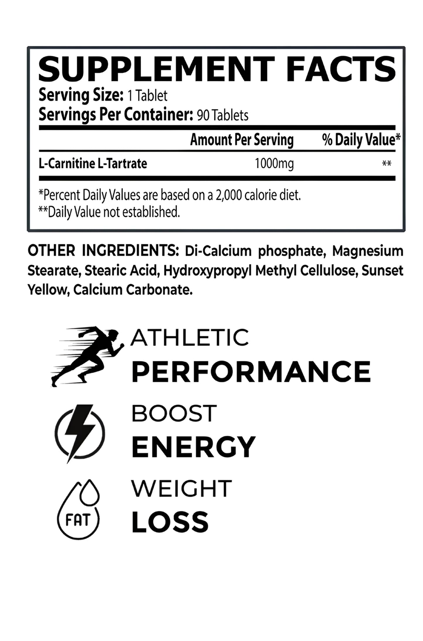 Core Champs L-Carnitine 1000mg