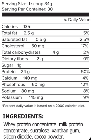 Vertex Whey Protein 1kg - 30 Servings - Pinky B